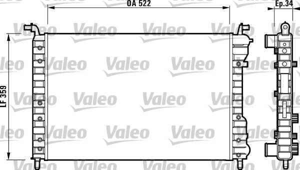 Radiador del motor Fiat Palio  familiar comprar en España