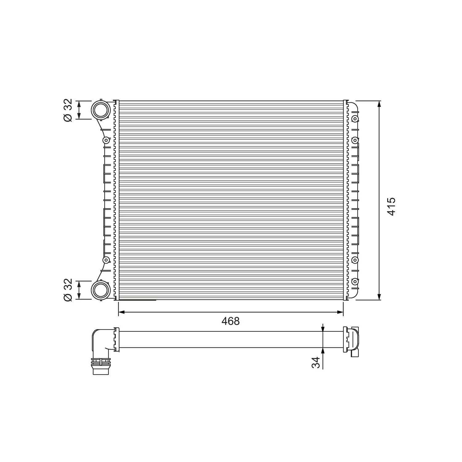 Comprar Radiador de auto A2  8Z0