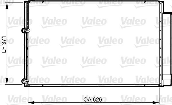 Radiador de aire acondicionado Toyota Prius  (2003-2009)