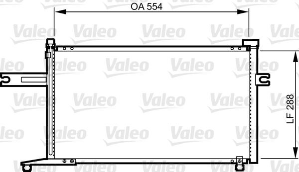 Condensador aire acondicionado para Nissan Micra K10