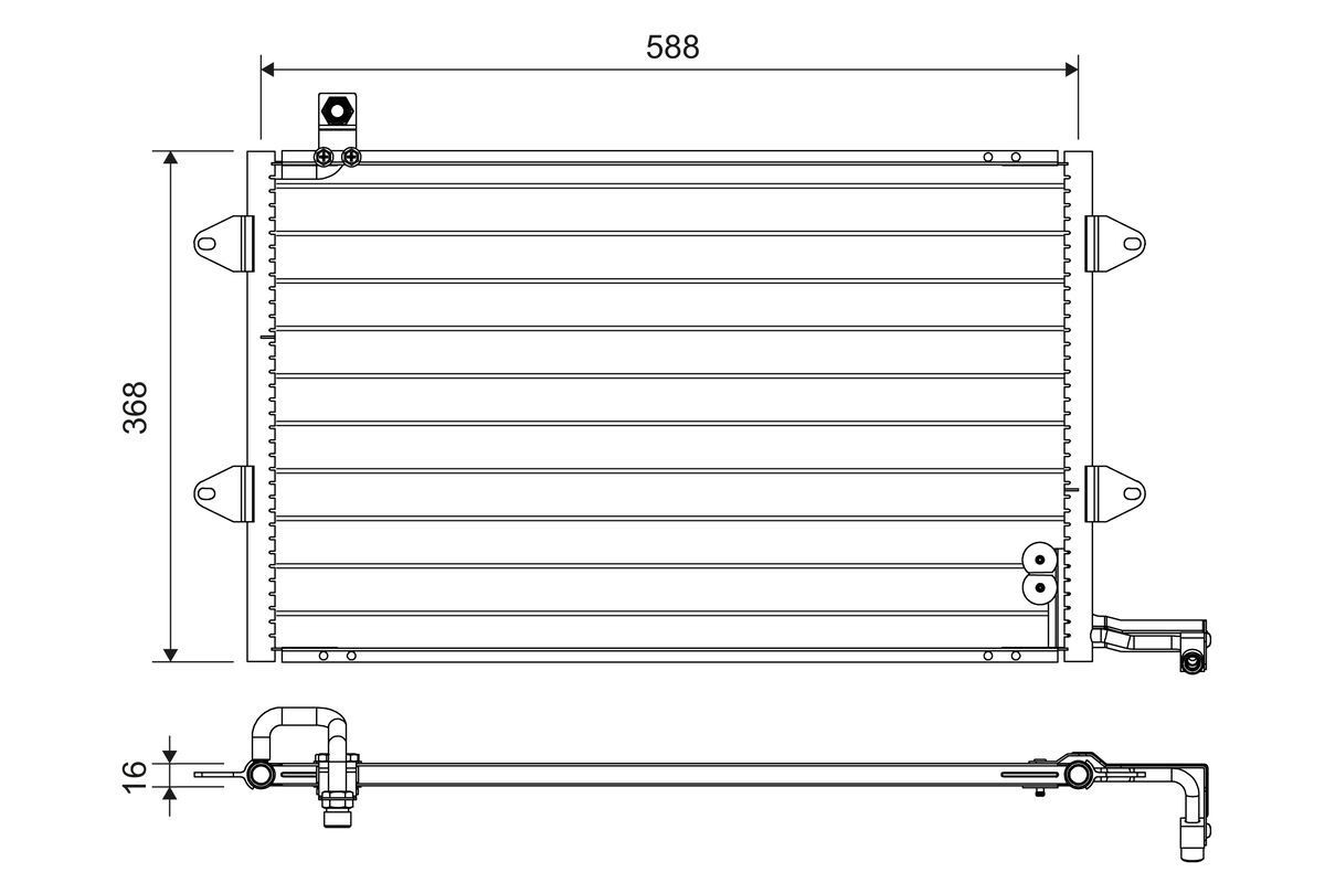 Condensador Vento  sedán (1991-1998) original desde 78,41 €