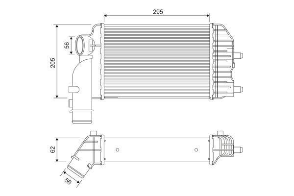 Radiador de intercooler Fiat Ducato II (1994-2002)