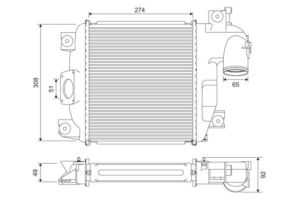 Comprar Intercooler Toyota Hilux  KUN15 a bajo precio
