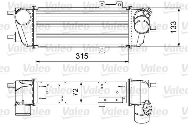 Radiador de intercooler Hyundai Elantra IV (2006-2011)