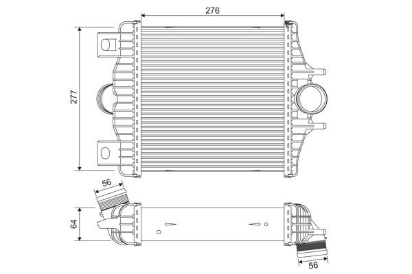 Radiador de intercooler Land Rover Range Rover II (2013-2022)