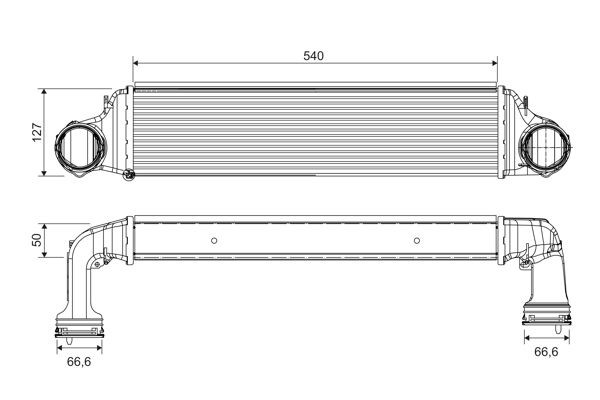 Radiador de aire, intercooler BMW X3  (E83)