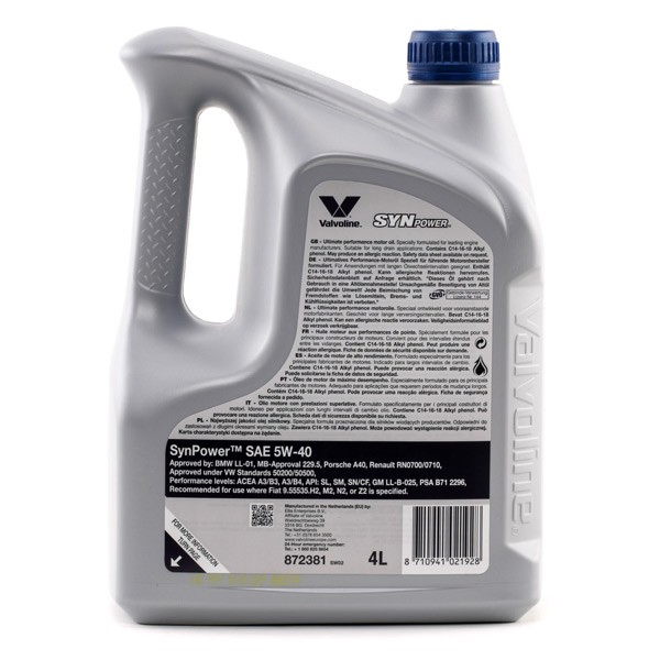 872381 Valvoline