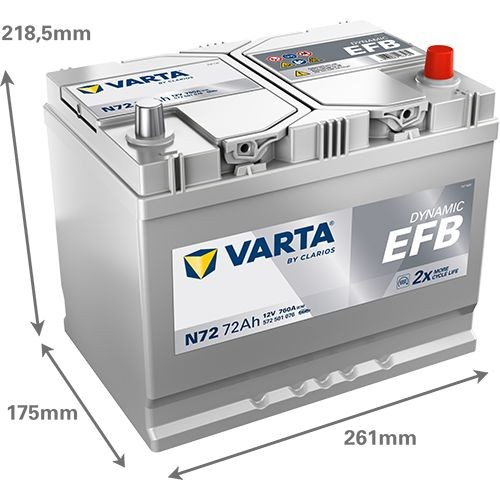 Comprar 572501076K262 Varta Batería de coche