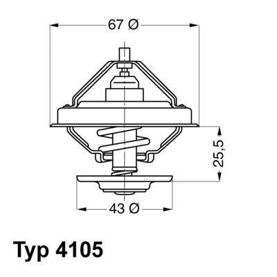 Termostato 0032037975 Mercedes
