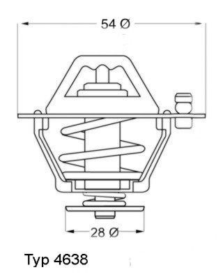 Termostato refrigerante Mitsubishi Pajero I