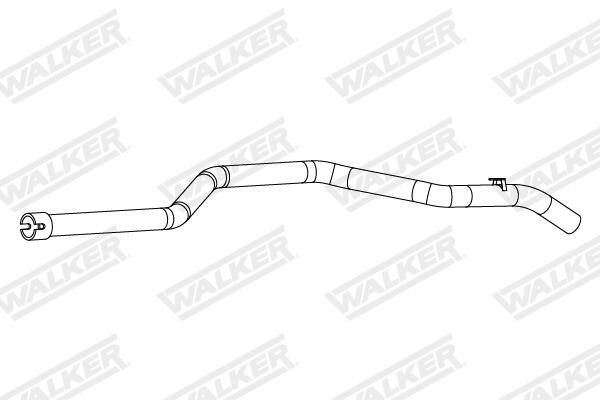 Silenciador trasero para Volkswagen Crafter 30-35 2E, 2EE, 2EK