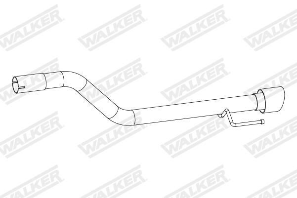  Silenciador trasero Opel Astra 