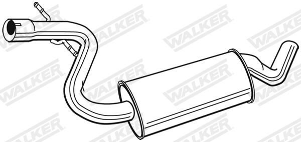 Silenciador trasero Audi A3 Sportback hatchback (8PA) (2004 - 2015) precio, desde 84,84 EUR