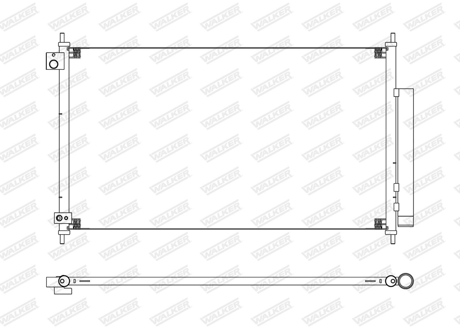 Aire acondicionado capacitor Honda Accord VII sedán (CL, CM) (2003 - 2008) precio, desde 97,82 EUR