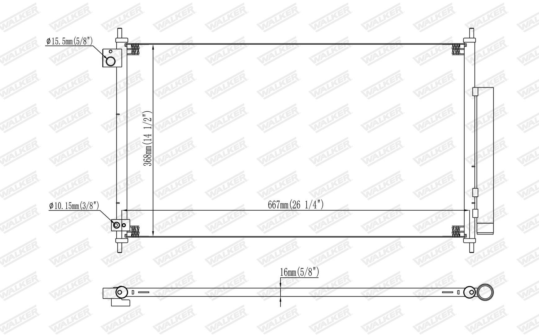 Comprar Condensador aire acondicionado Honda Accord VII CL, CM