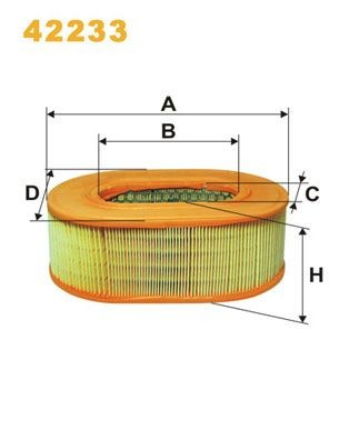 42233 WIX Filtro de aire de motor