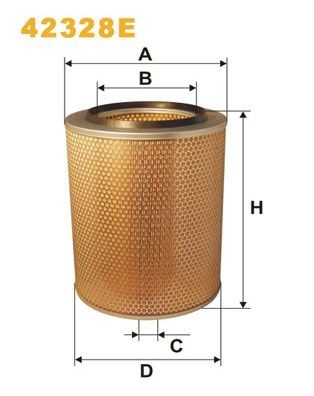 Filtro de aire 0395773 Scania