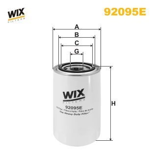 92095E WIX Filtro aceite