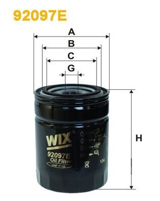92097E WIX Filtro aceite