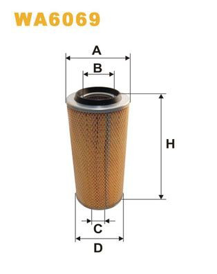 WA6069 WIX Filtro de aire de motor