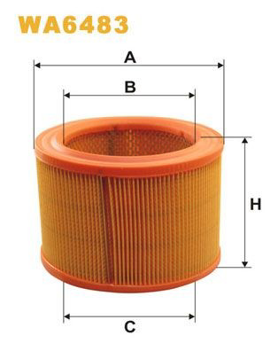 WA6483 WIX Filtro de aire de motor