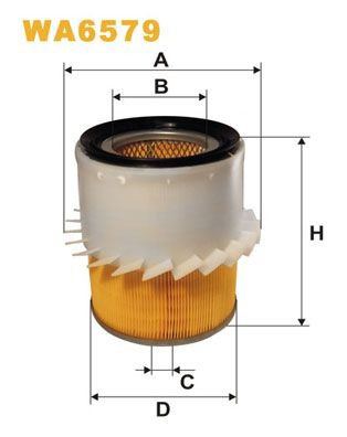 WA6579 WIX Filtro de aire de motor