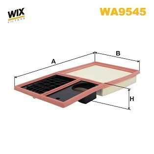 WA9545 WIX Filtro de aire de motor