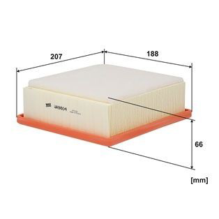 WA9804 WIX Filtro de aire de motor