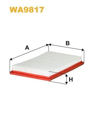 WA9817 WIX Filtro de aire de motor