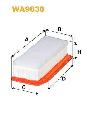 WA9830 WIX Filtro de aire de motor