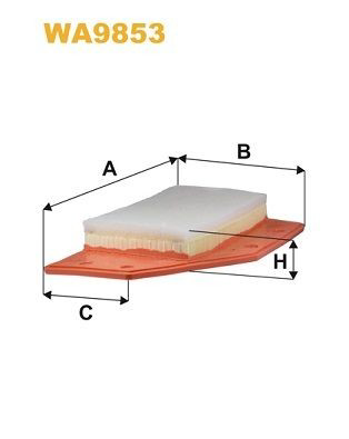 WA9853 WIX Filtro de aire de motor