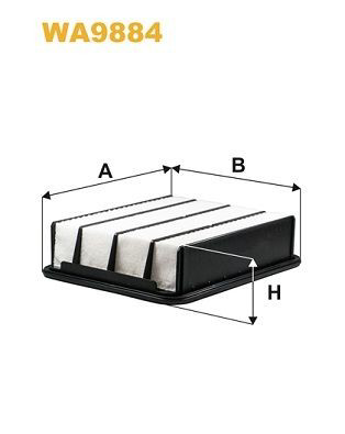 WA9884 WIX Filtro de aire de motor