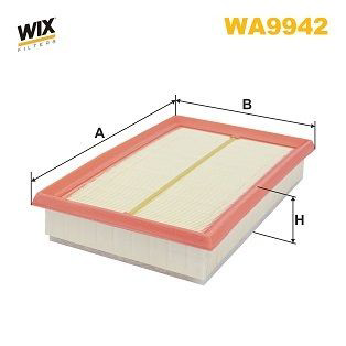 WA9942 WIX Filtro de aire de motor