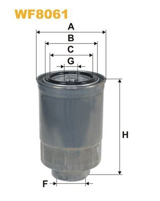WF8061 WIX Filtro de gasolina