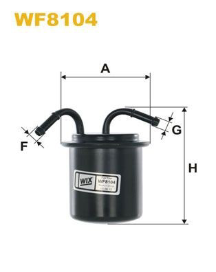 WF8104 WIX Filtro de gasolina