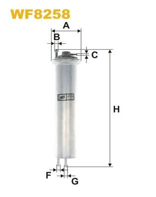 WF8258 WIX Filtro de gasolina