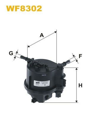 WF8302 WIX Filtro de gasolina
