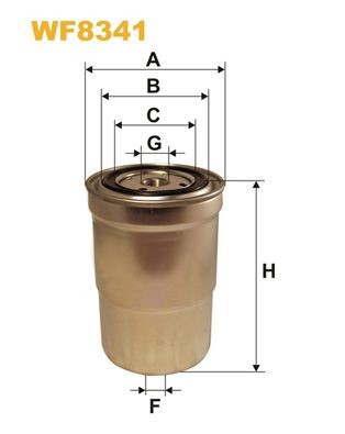 WF8341 WIX Filtro de gasolina