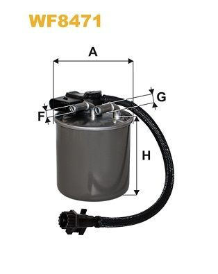 WF8471 WIX Filtro de gasolina