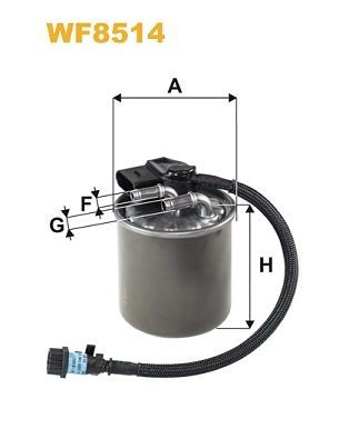 WF8514 WIX Filtro de gasolina