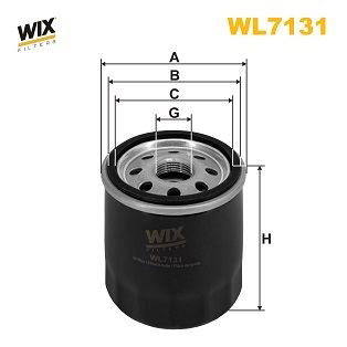 WL7131 WIX Filtro aceite
