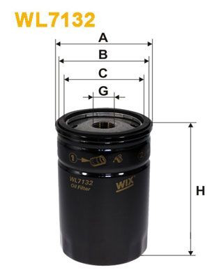 WL7132 WIX Filtro aceite