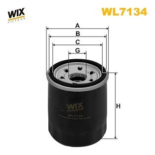 WL7134 WIX Filtro aceite
