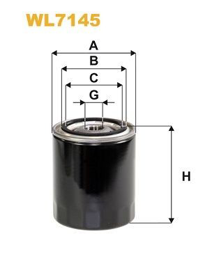 WL7145 WIX Filtro aceite