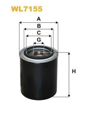 WL7155 WIX Filtro aceite