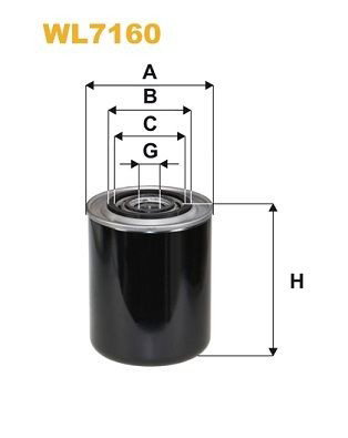 WL7160 WIX Filtro aceite