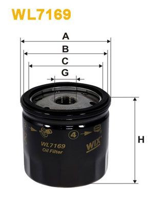 WL7169 WIX Filtro aceite