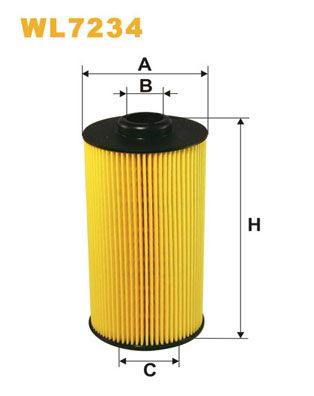 WL7234 WIX Filtro aceite