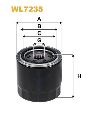 WL7235 WIX Filtro aceite