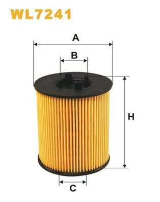 WL7241 WIX Filtro aceite